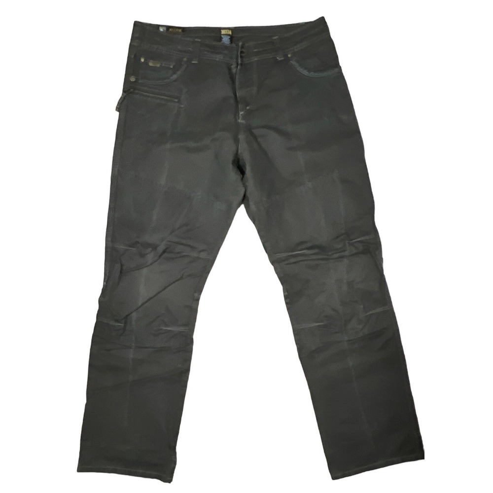 Kuhl Rebel Pants Men's 38x34 brown Vintage Patina Dye Outdoor Hiking Cargo Jean